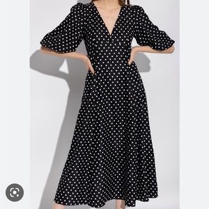 EUC Kate Spade Harmony Polka Dot Midi Dress